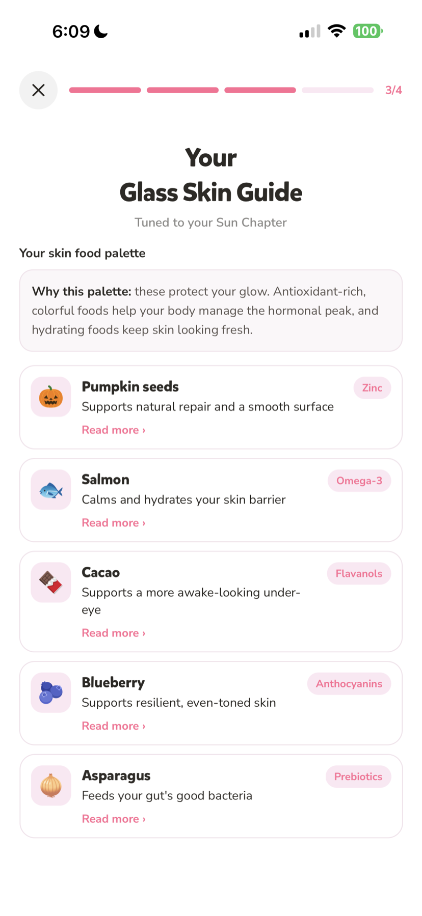 Eat your way
to glass skin